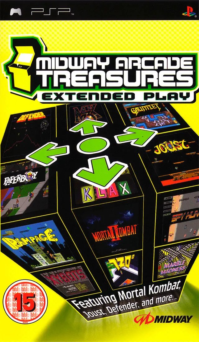 Game | Sony PSP | Midway Arcade Treasures: Extended Play Physical Video Games Game Sony