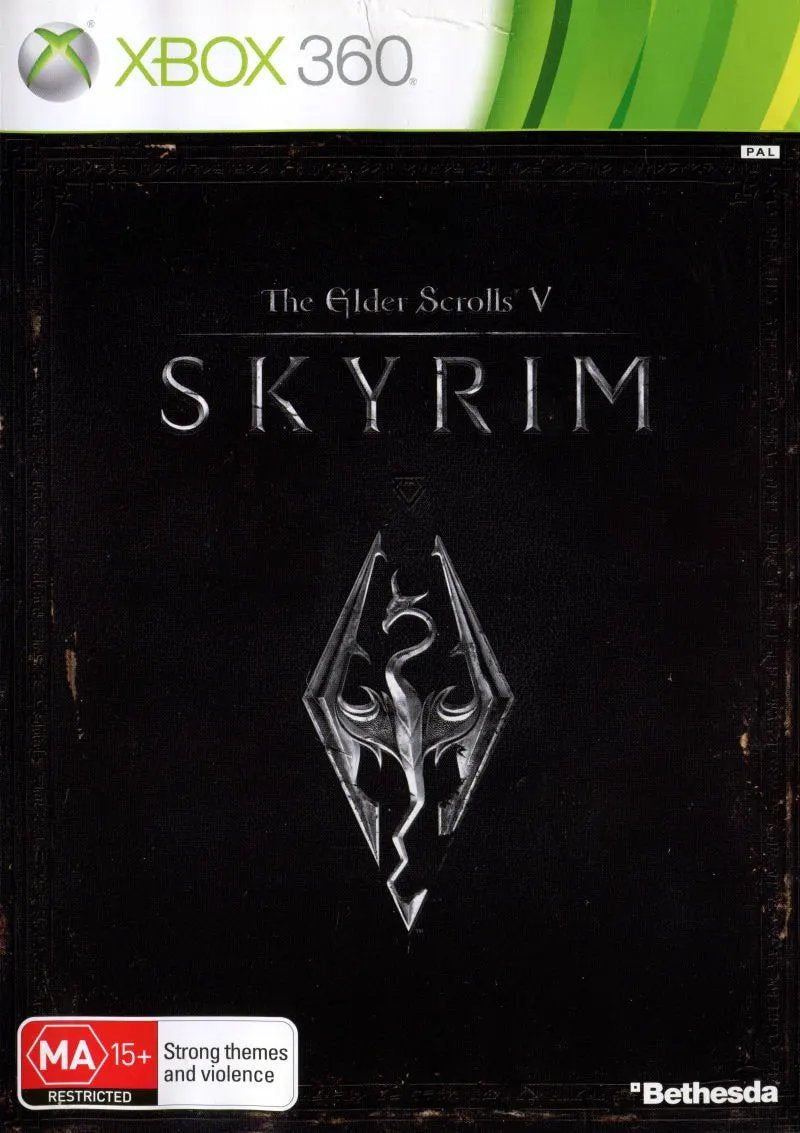 Game | Xbox 360 | Elder Scrolls V Skyrim Physical Video Games Game Microsoft