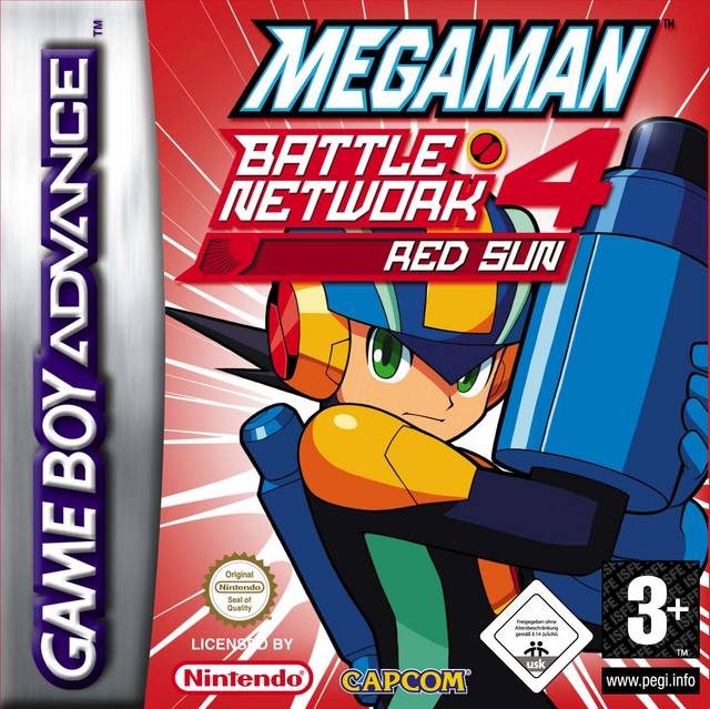 Game | Nintendo Game Boy Advance GBA | Mega Man Battle Network 4: Red Sun