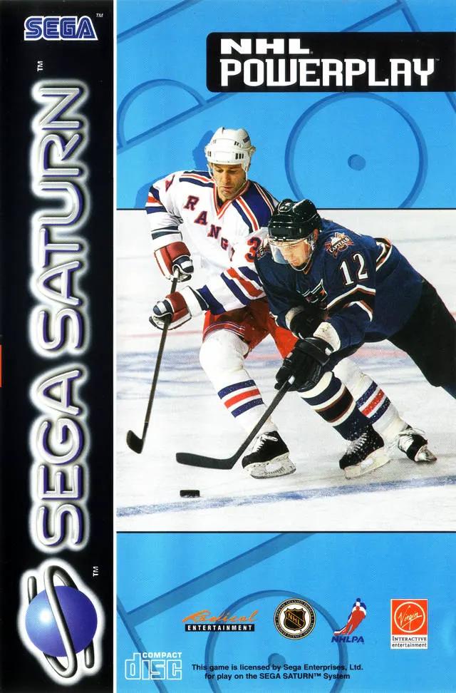 Game | Sega Saturn | NHL Powerplay Physical Video Games Game Sega