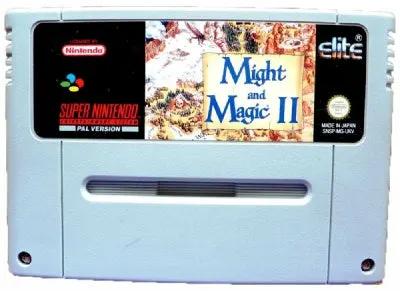 Game | Super Nintendo SNES | Might And Magic II Physical Video Games Game Nintendo