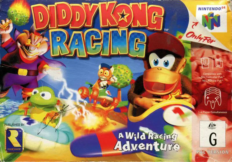 Game | Nintendo N64 | Diddy Kong Racing Physical Video Games Game Nintendo