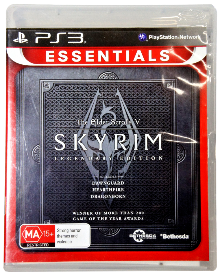 Game | Sony PlayStation PS3 | Elder Scrolls V: Skyrim (Essentials) Physical Video Games Game Sony