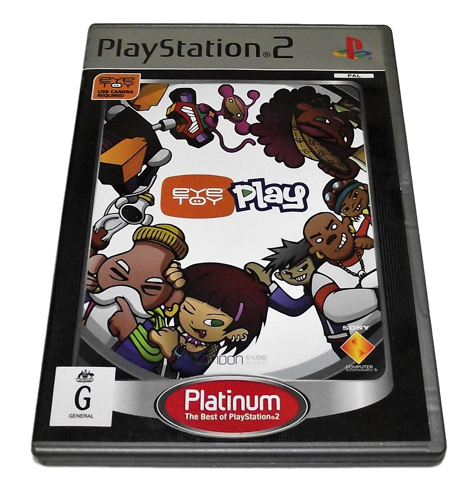 Game | Sony PlayStation PS2 | Eye Toy Play (Platinum) Physical Video Games Game Sony
