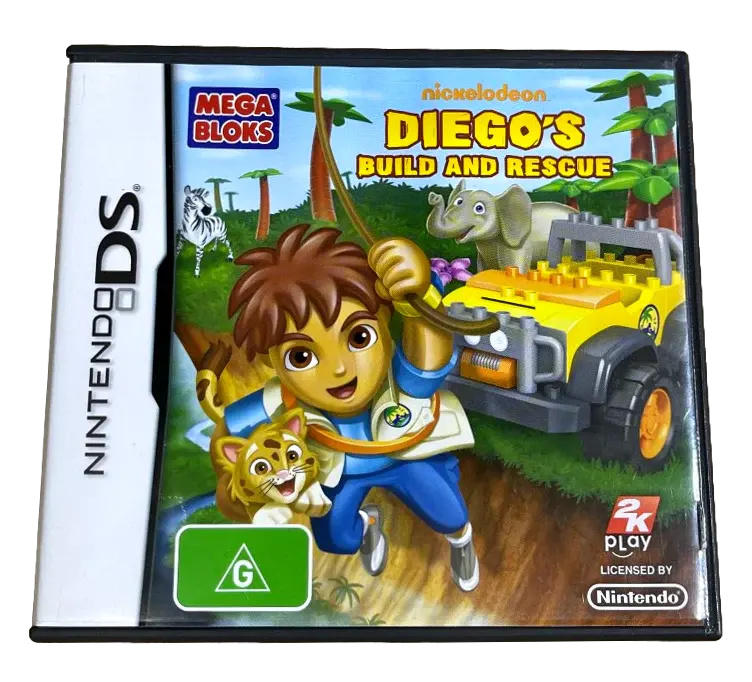 Game | Nintendo DS | Nickelodeon Diego's Build And Rescue Physical Video Games Game Nintendo