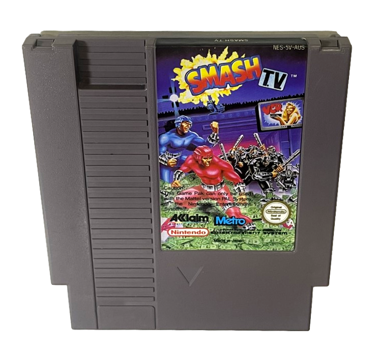 Game | Nintendo NES | Smash TV Physical Video Games Game Nintendo
