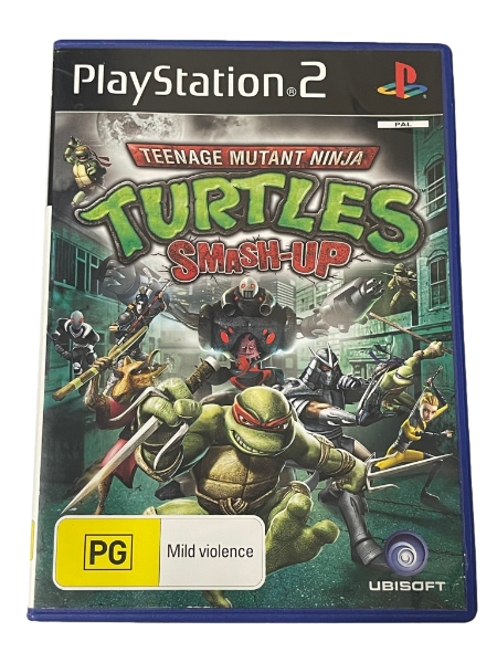 Game | Sony PlayStation PS2 | Teenage Mutant Ninja Turtles Smash-Up Physical Video Games Game Sony