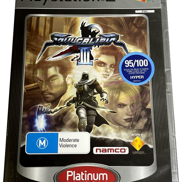 Game | Sony PlayStation PS2 | Soul Calibur III (Platinum) Physical Video Games Game Sony