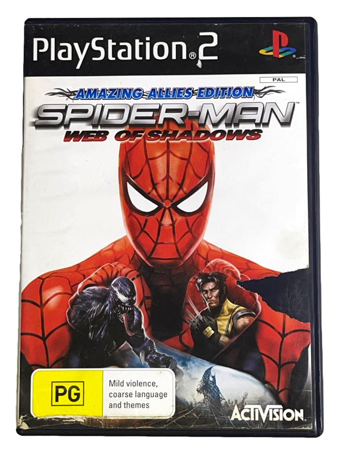 Game | Sony PlayStation PS2 | Spiderman: Web Of Shadows Amazing Allies Edition Physical Video Games Game Sony