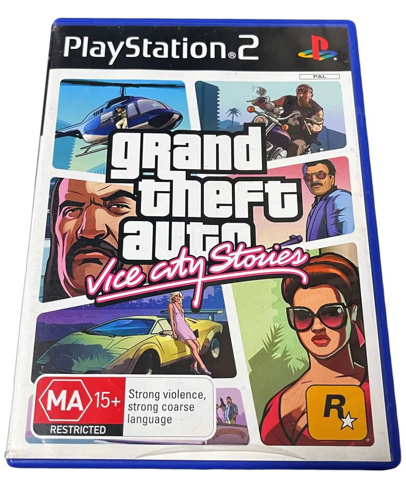 Game | Sony PlayStation PS2 | Grand Theft Auto Vice City Stories Physical Video Games Game Sony