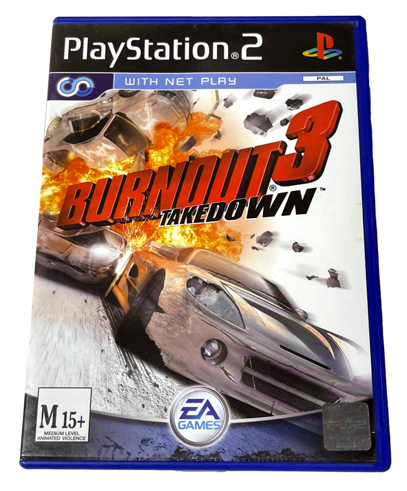 Game | Sony PlayStation PS2 | Burnout 3 Takedown Physical Video Games Game Sony