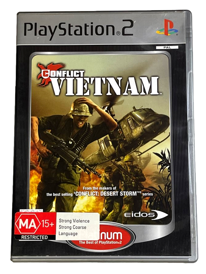 Game | Sony PlayStation PS2 | Conflict Vietnam (Platinum) Physical Video Games Game Sony