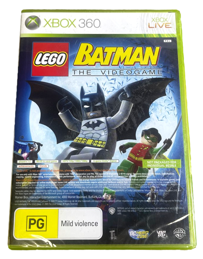 Game | Xbox 360 | LEGO Batman: The Videogame Physical Video Games Game Microsoft