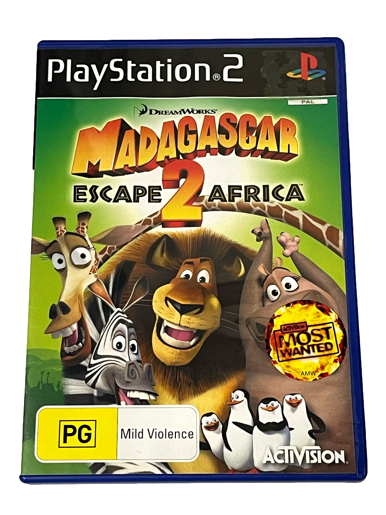 Game | Sony PlayStation PS2 | Madagascar: Escape 2 Africa Physical Video Games Game Sony