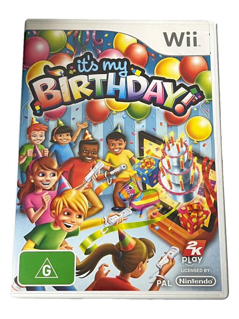 Game | Nintendo Wii | It's My Birthday Physical Video Games Game Nintendo