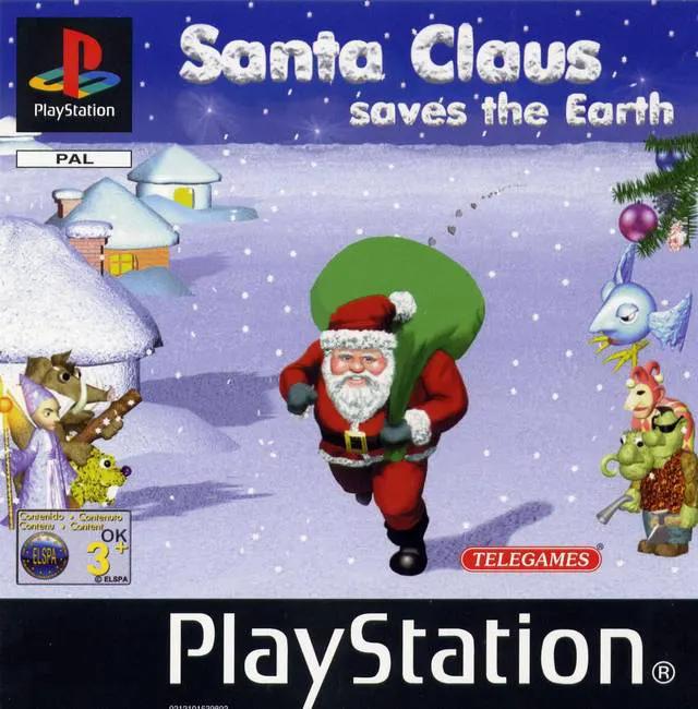 Game | Sony PlayStation PS1 | Santa Claus Saves The Earth Physical Video Games Game Sony