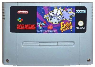 Game | Super Nintendo SNES | Eek The Cat Physical Video Games Game Nintendo