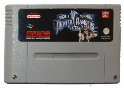 Game | Super Nintendo SNES | Mighty Morphin Power Rangers The Movie Physical Video Games Game Nintendo