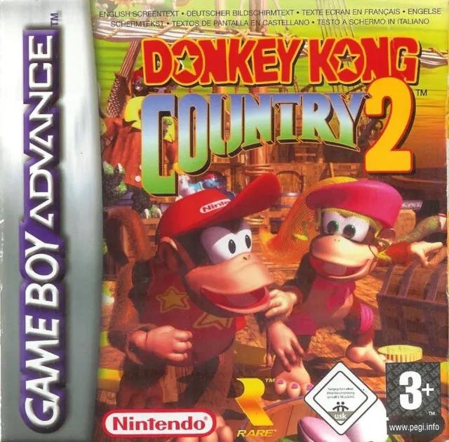 Game | Nintendo Game Boy Advance GBA | Donkey Kong Country 2 Physical Video Games Game Nintendo
