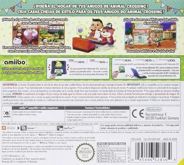 Game | Nintendo 3DS | Animal Crossing Happy Home Designer Physical Video Games Game Nintendo