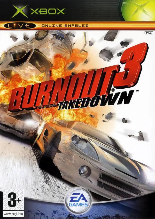 Game | Xbox | Burnout 3: Takedown Physical Video Games Game Microsoft