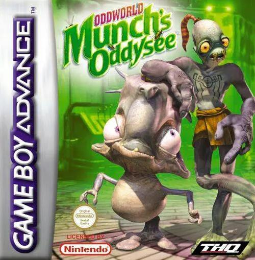 Game | Nintendo Game Boy Advance GBA | Oddworld: Munch's Oddysee Physical Video Games Game Nintendo