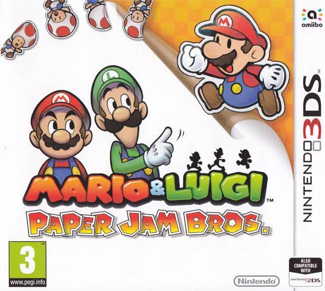 Game | Nintendo 3DS | Mario & Luigi: Paper Jam Bros Physical Video Games Game Nintendo