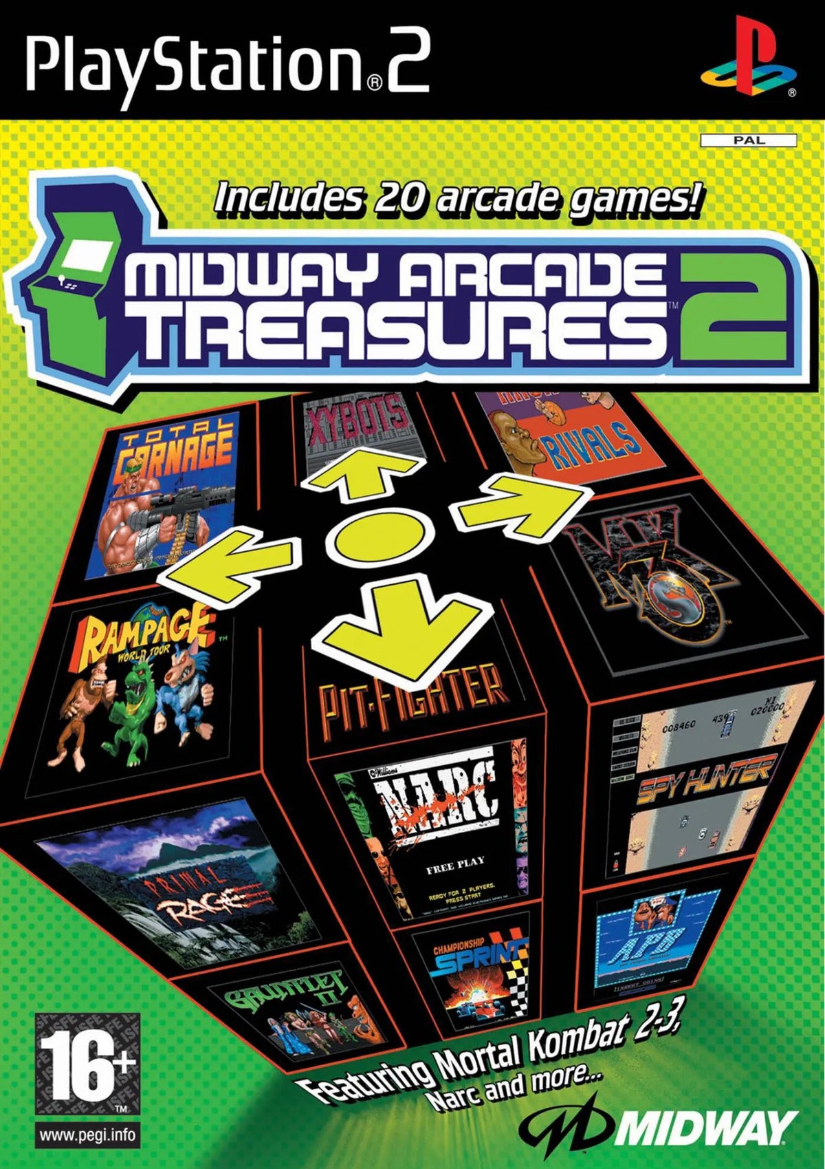 Game | Sony PlayStation PS2 | Midway Arcade Treasures 2 Physical Video Games Game Sony