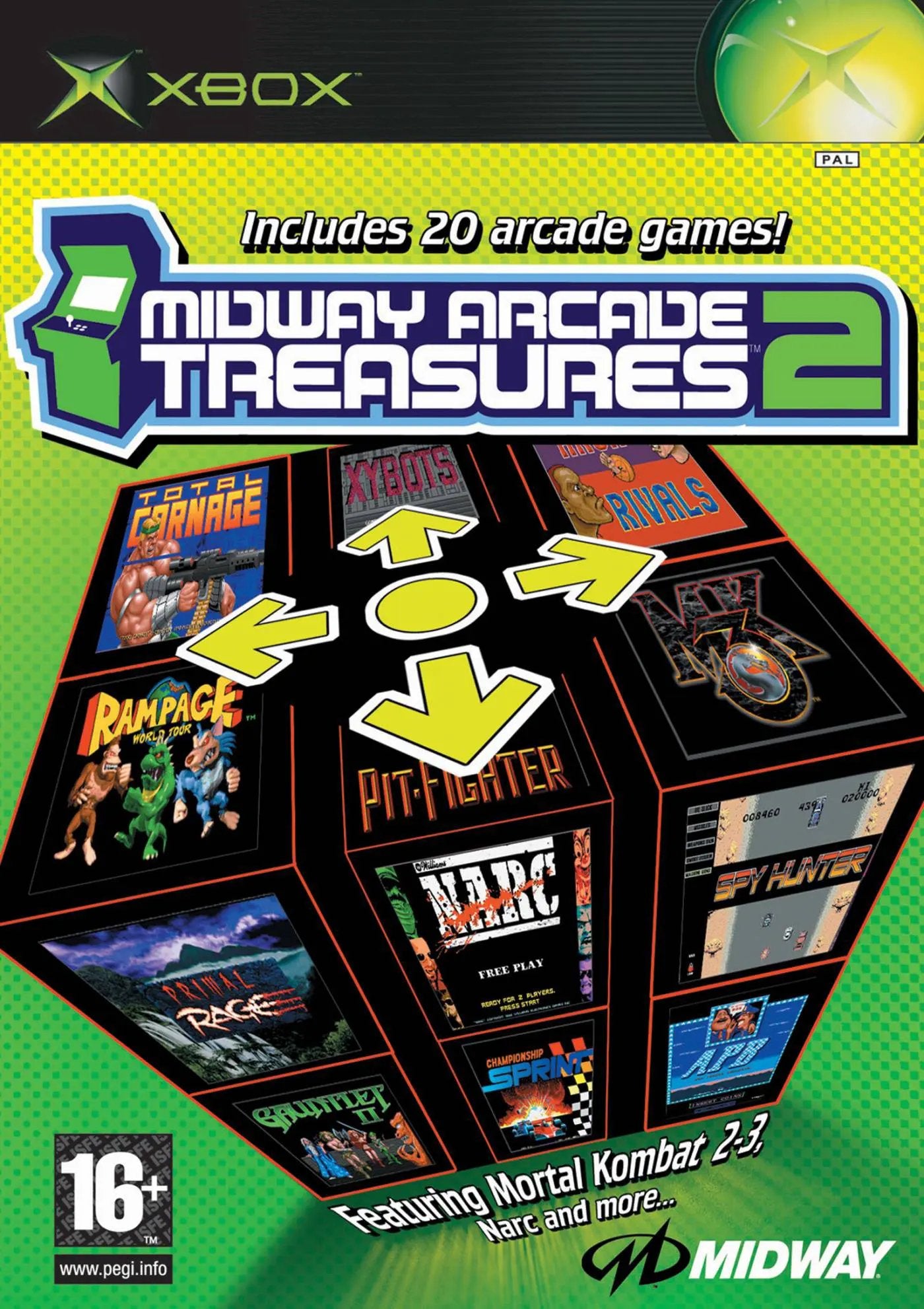 Game | Xbox | Midway Arcade Treasures 2 Physical Video Games Game Microsoft