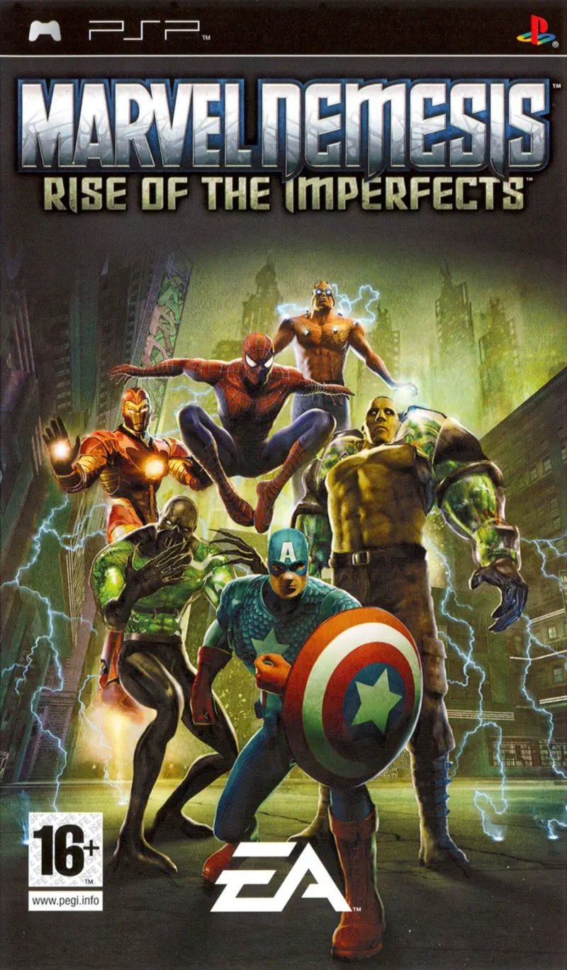 Game | Sony PSP | Marvel Nemesis: Rise Of The Imperfects Physical Video Games Game Sony