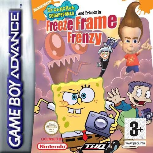 Game | Nintendo Game Boy Advance GBA | SpongeBob SquarePants And Friends: Freeze Frame Frenzy Physical Video Games Game Nintendo