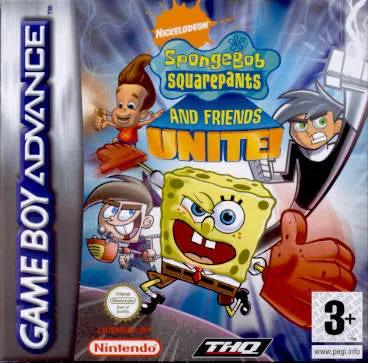 Game | Nintendo Game Boy Advance GBA | SpongeBob SquarePants And Friends Unite Physical Video Games Game Nintendo