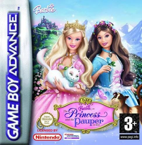 Game | Nintendo Game Boy Advance GBA | Barbie As The Princess And The Pauper Physical Video Games Game Nintendo