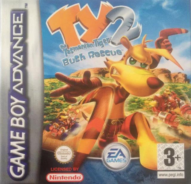 Game | Nintendo Game Boy Advance GBA | Ty The Tasmanian Tiger 2: Bush Rescue Physical Video Games Game Nintendo