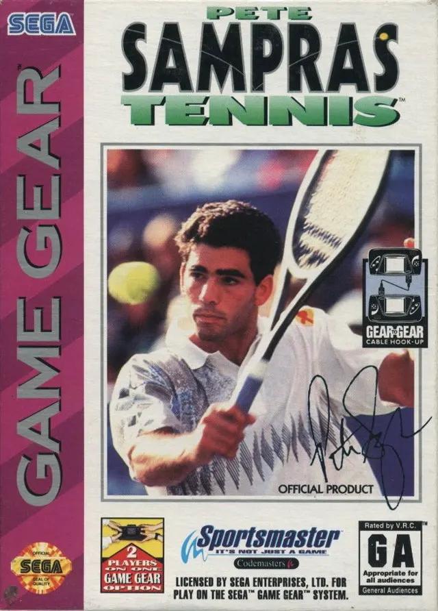 Game | Sega Game Gear | Pete Sampras Tennis Physical Video Games Game Sega