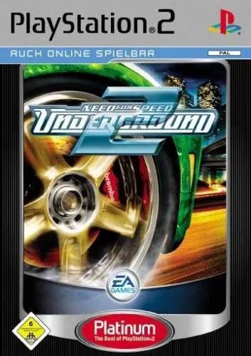 Game | Sony PlayStation PS2 | Need For Speed Underground 2 (Platinum) Physical Video Games Game Sony