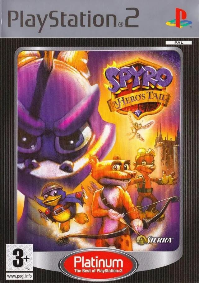 Game | Sony PlayStation PS2 | Spyro A Hero's Tail (Platinum) Physical Video Games Game Sony