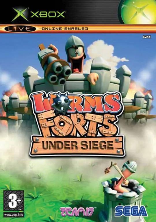Game | Xbox | Worms Forts: Under Siege Physical Video Games Game Microsoft