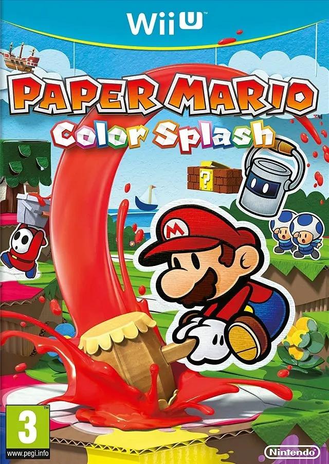 Game | Nintendo Wii U | Paper Mario: Color Splash Physical Video Games Game Nintendo