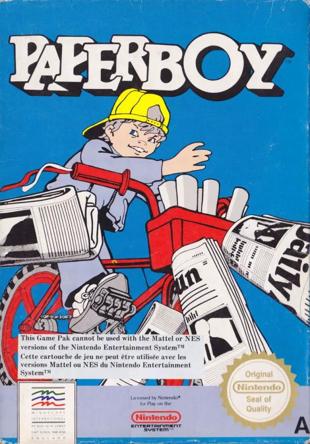 Game | Nintendo NES | Paperboy Physical Video Games Game Nintendo