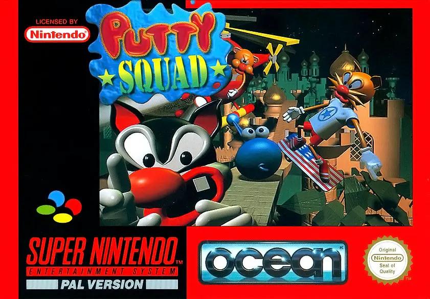 Game | Super Nintendo SNES | Putty Squad Physical Video Games Game Nintendo