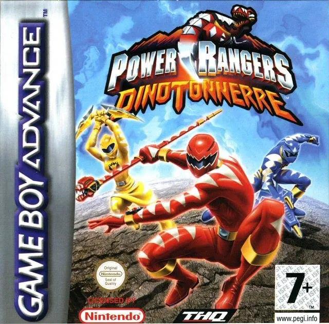 Game | Nintendo Game Boy Advance GBA | Power Rangers: Dino Thunder Physical Video Games Game Nintendo