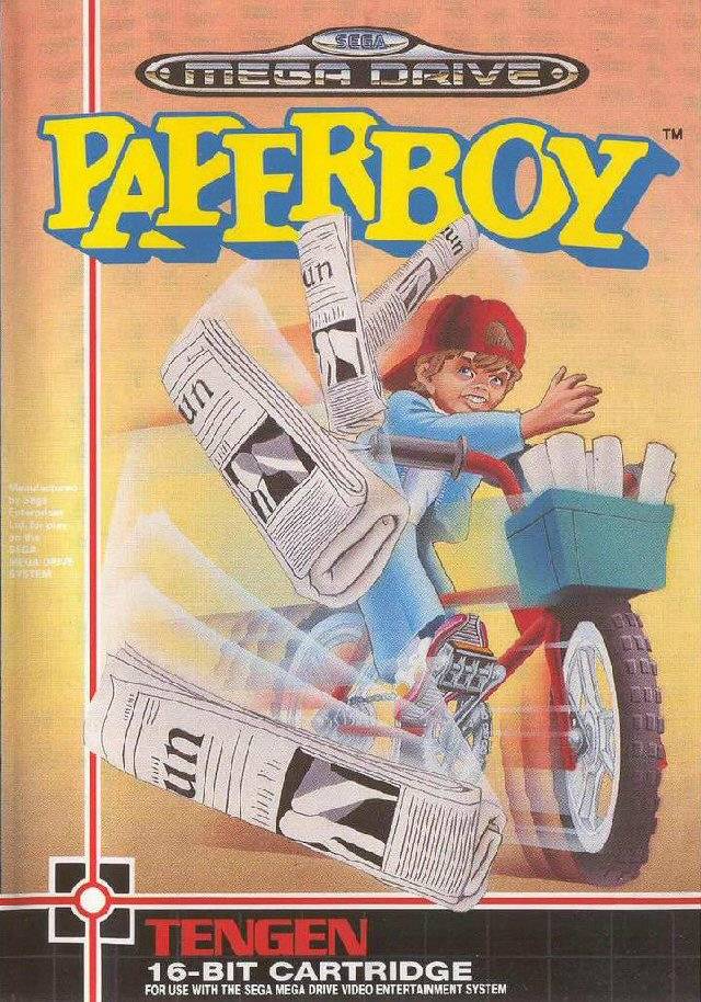 Game | Sega Mega Drive | Paperboy
