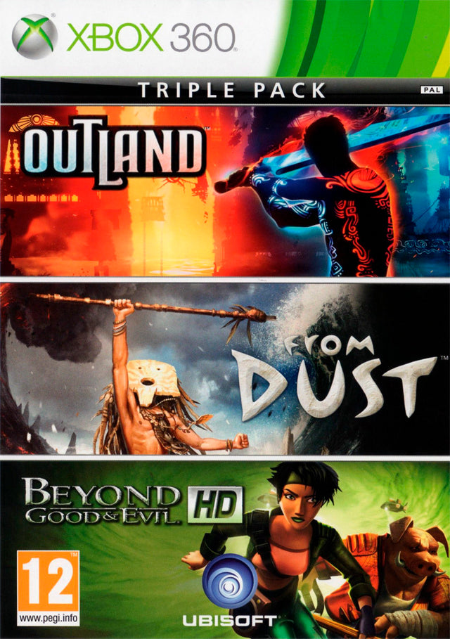 Game | Xbox 360 | Outland & From Dust & Beyond Good & Evil HD