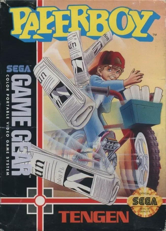 Game | Sega Game Gear | Paperboy Physical Video Games Game Sega