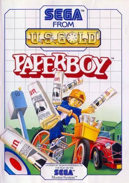 Game | Sega Master System | Paperboy Physical Video Games Game Sega