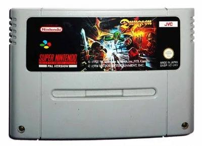 Game | Super Nintendo SNES | Dungeon Master Physical Video Games Game Nintendo
