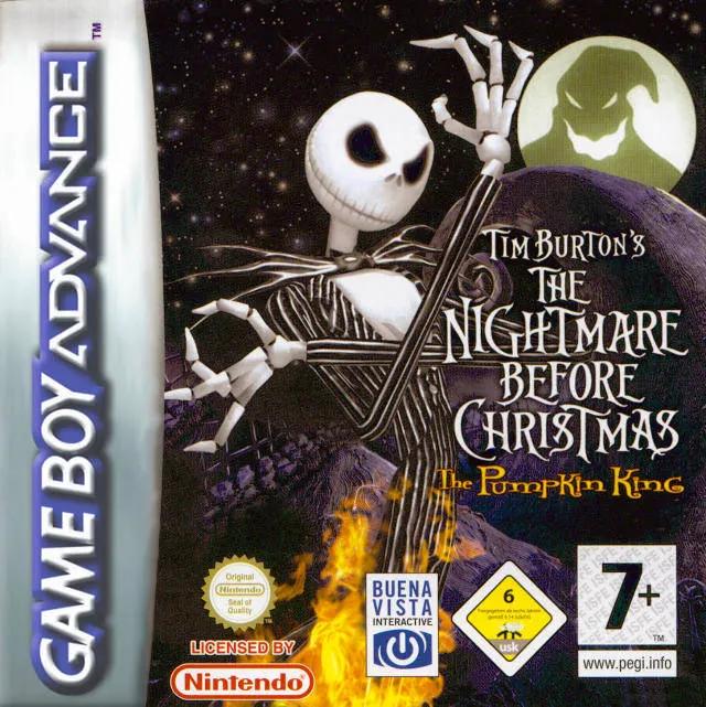 Game | Nintendo Game Boy Advance GBA | Nightmare Before Christmas: The Pumpkin King Physical Video Games Game Nintendo