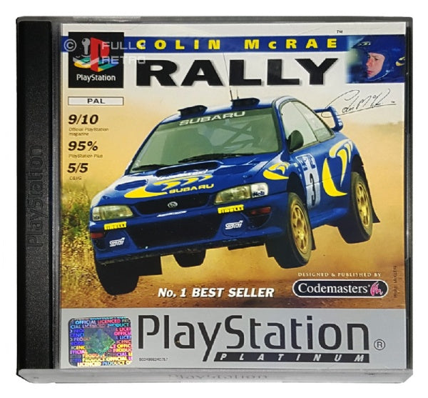 Game | Sony PlayStation PS1 | Colin McRae Rally (Platinum)