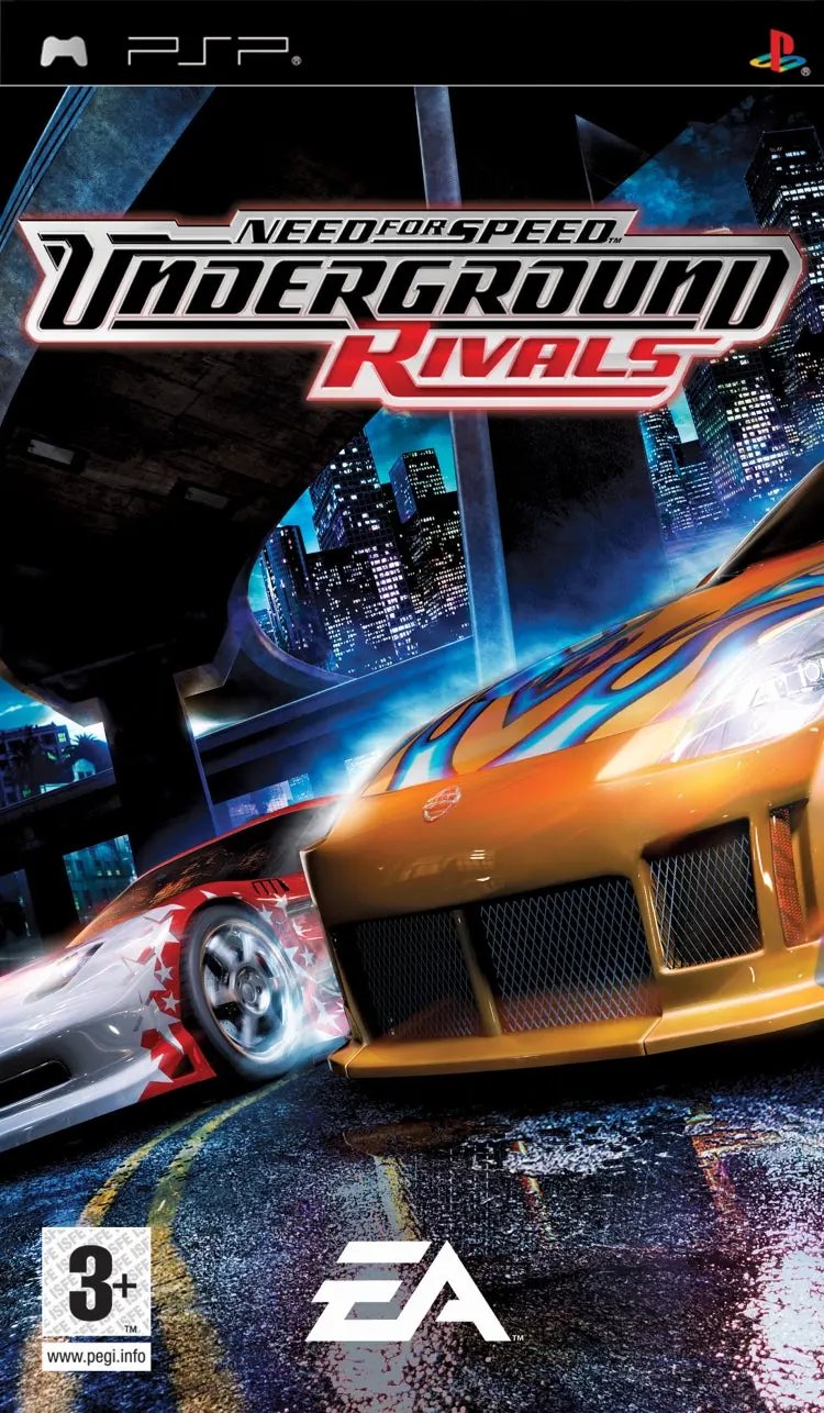 Game | Sony PSP | Need For Speed Underground Rivals Physical Video Games Game Sony